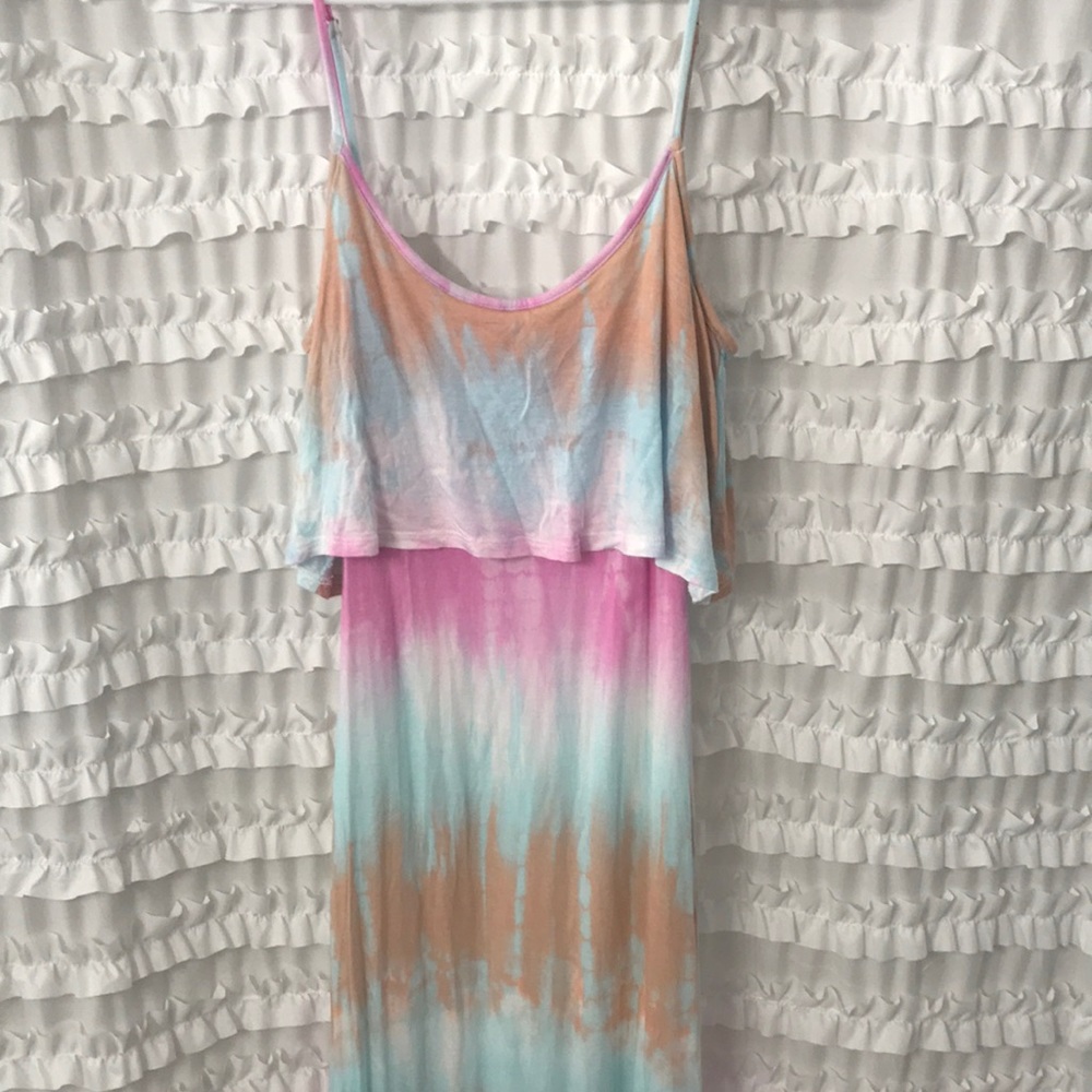 Tie-Dye Maxi Dress purchased from Lulus